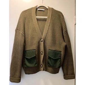 Zara Olive cardigan